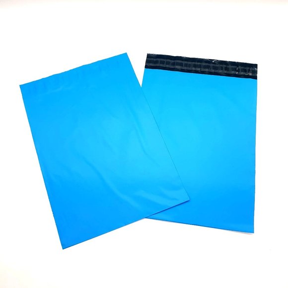Sky Blue 10 x 13 Poly Mailers Printed Bags For Mailing Shipping 25 Pack - Picture 1 of 3